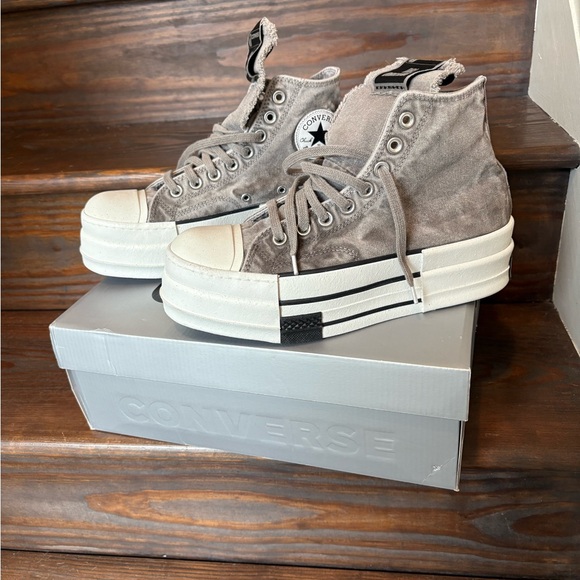 NWT Rick Owen’s DRKSHDW x Converse platform high-top sneakers W 9.5 - Picture 4 of 5